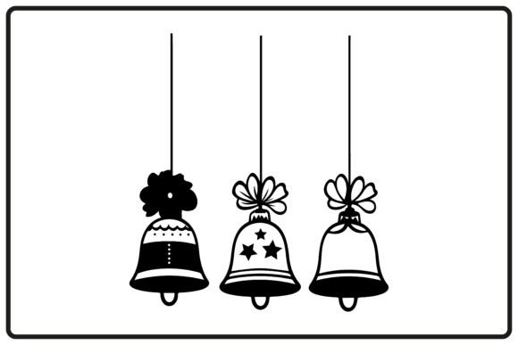 Bell Silhouette for Christmas Decoration Illustrations Review