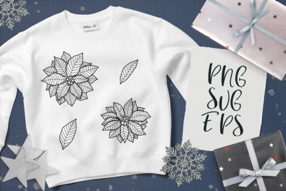 Christmas Poinsettia SVG, EPS Png: A Review for Illustrations