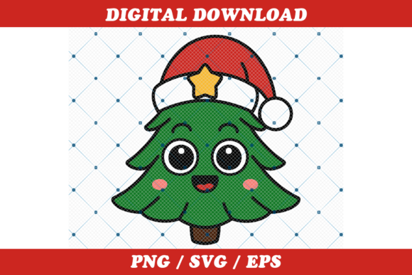 Christmas Tree with Santa Hat Vector: A Brand Designer’s Review for Illustrations