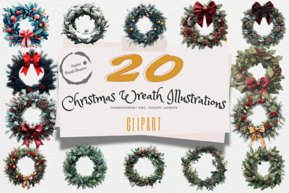 Festive Christmas Holiday Wreaths Bundle Review