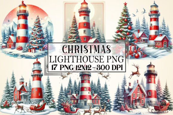 Lighthouse Christmas Sublimation: A Designer’s Review of Illustrations for Brand Campaigns