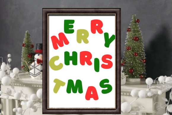 Merry Christmas Print, Christmas Wall Ar: A Crafter’s Review of These Illustrations