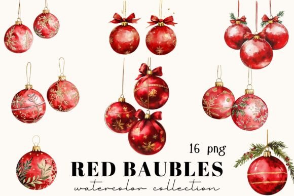 Red Christmas Baubles Collection Review