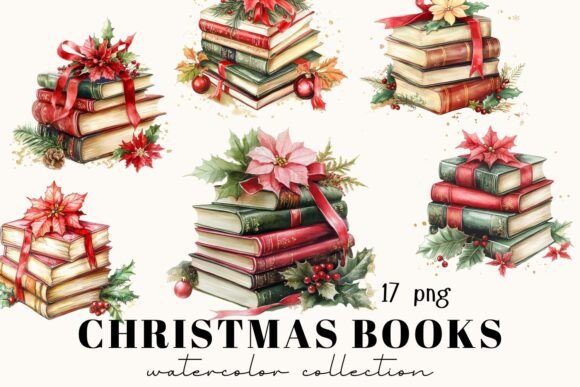 Vintage Christmas Books, Sublimation: A Review for Illustrations