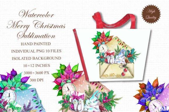 Watercolor Merry Christmas Sublimation Review