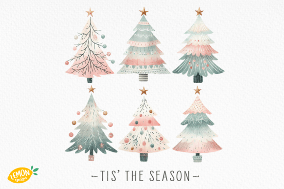 Winter Christmas Trees PNG Sublimation: A Crafter’s Review of Seasonal Illustrations